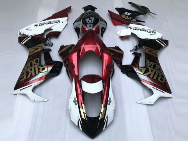 Online Blanco Rojo Profundo Negro Brillante Carenado Moto Honda CBR1000RR 2017-2023