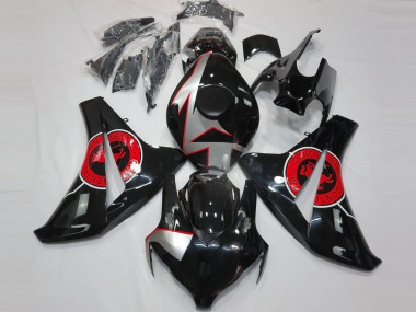 Online Plata Rojo Negro Brillante Carenado Moto Honda CBR1000RR 2008-2011