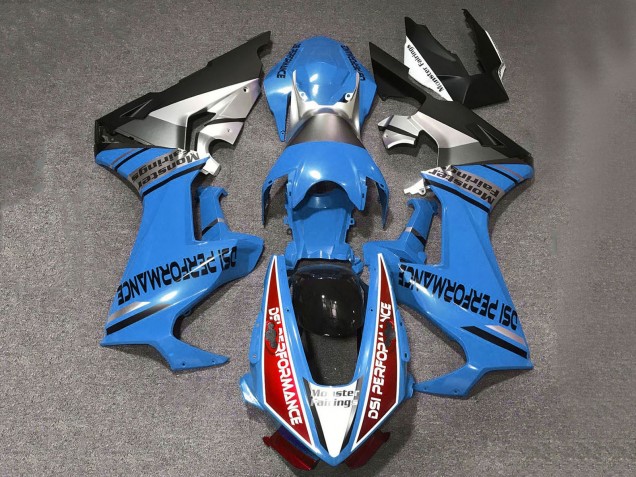 Online Azul Rojo Blanco Plata Negro Mate DSI Performance Carenado Moto Honda CBR1000RR 2017-2023