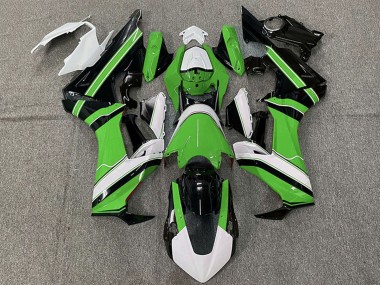 Online Blanco Verde Negro Brillante Carenados Moto Honda CBR1000RR 2017-2023