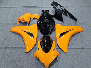 Online Naranja Brillante Negro Brillante Carenado Moto Honda CBR1000RR 2008-2011