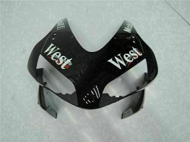 Online Negro Brillante Blanco West Mobil Carenado Moto Honda CBR600RR 2003-2004