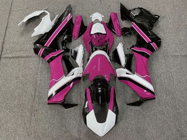 Online Blanco Rosa Negro Brillante Carenado Moto Honda CBR1000RR 2017-2023