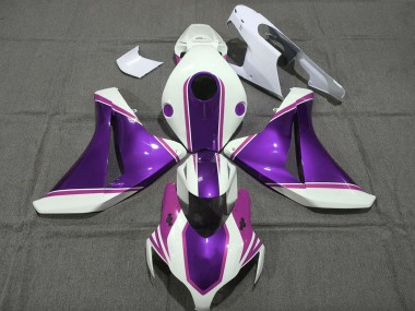 Online Blanco Púrpura Brillante Rosa Carenado Moto Honda CBR1000RR 2008-2011