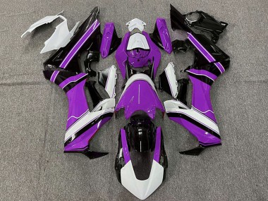Online Blanco Púrpura Negro Brillante Carenados Moto Honda CBR1000RR 2017-2023