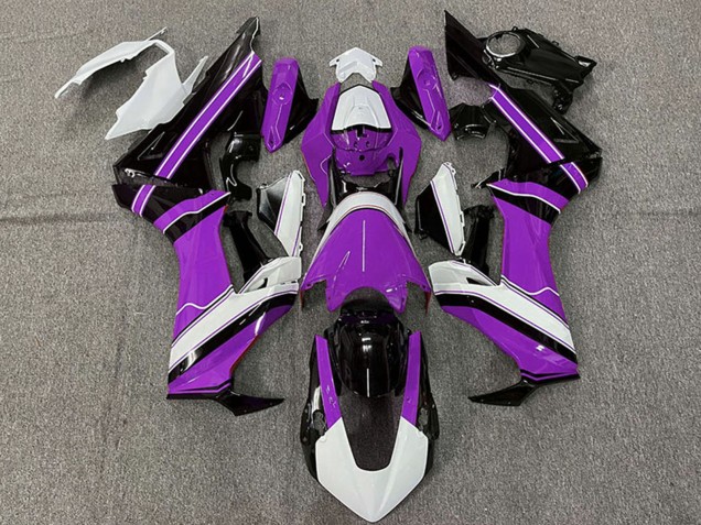 Online Blanco Púrpura Negro Brillante Carenados Moto Honda CBR1000RR 2017-2023