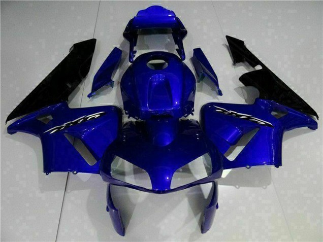 Online Azul Negro Brillante Kits Carenados Moto Honda CBR600RR 2003-2004