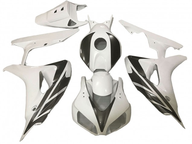 Online Blanco Negro Raya Carenado Moto Honda CBR1000RR 2006-2007