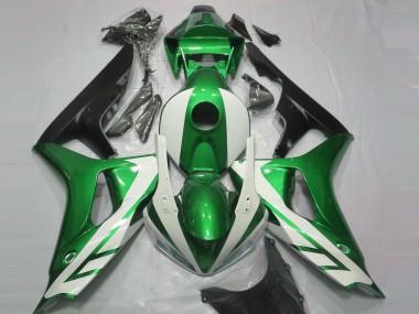 Online Verde Blanco Negro Mate Carenado Moto Honda CBR1000RR 2006-2007