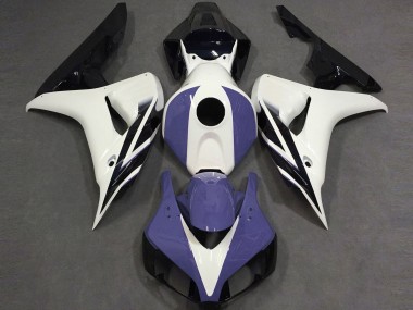 Online Blanco Azul Negro Brillante Carenado Moto Honda CBR1000RR 2006-2007