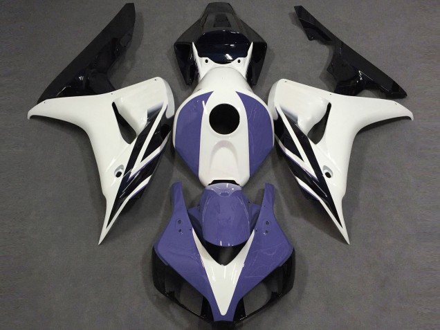 Online Blanco Azul Negro Brillante Carenado Moto Honda CBR1000RR 2006-2007