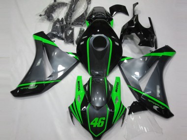 Online Gris Verde Negro Mate Motul 46 Carenado Moto Honda CBR1000RR 2008-2011