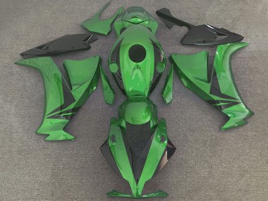 Online Verde Negro Brillante Estilo Carenado Moto Honda CBR1000RR 2012-2016