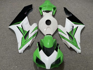 Online Blanco Verde Negro Brillante Carenado Moto Honda CBR1000RR 2004-2005