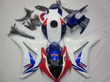 Online Blanco Azul Rojo HRC Carenados Moto Honda CBR1000RR 2008-2011
