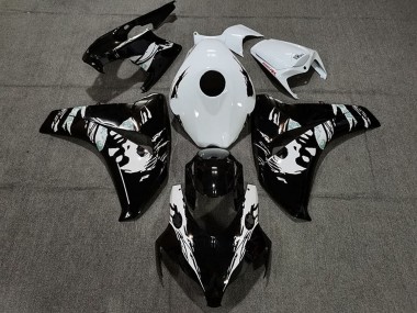 Online Blanco Negro Brillante Le Mis New Carenado Moto Honda CBR1000RR 2008-2011