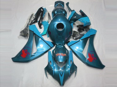 Online Azul Verdoso Rojo Carenado Moto Honda CBR1000RR 2008-2011