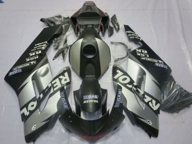 Online Plata Gris Negro Mate Repsol Carenado Moto Honda CBR1000RR 2004-2005