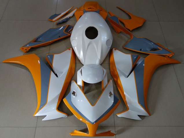 Online Blanco Naranja Gris Carenado Moto Honda CBR1000RR 2012-2016