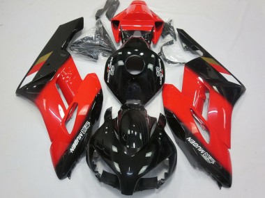 Online Rojo Negro Brillante Mugen Carenado Moto Honda CBR1000RR 2004-2005