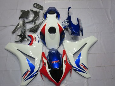 Online Blanco Rojo Azul OEM Estilo HRC Carenado Moto Honda CBR1000RR 2008-2011