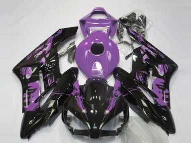 Online Púrpura Claro Negro Brillante Le Mis Carenado Moto Honda CBR1000RR 2004-2005