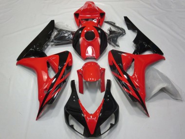 Online Rojo Negro Brillante OEM Estilo No Calcomanías Carenado Moto Honda CBR1000RR 2006-2007