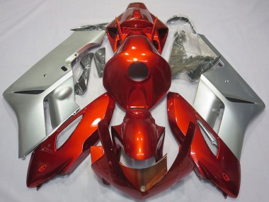 Online Plata Rojo Carenado Moto Honda CBR1000RR 2004-2005