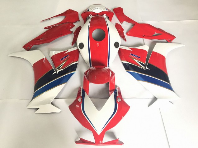 Online Blanco Rojo Azul Carenados Moto Honda CBR1000RR 2012-2016