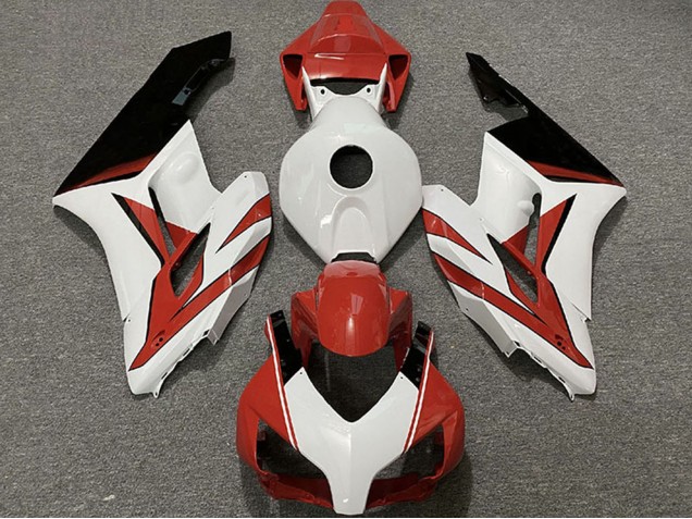 Online Blanco Rojo Negro Brillante Carenado Moto Honda CBR1000RR 2004-2005