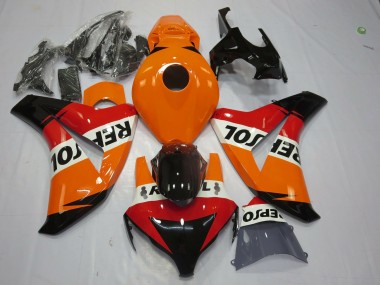 Online Naranja Blanco Rojo Negro Brillante Repsol Carenados Moto Honda CBR1000RR 2008-2011