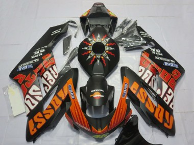Online Negro Mate Naranja Rossi Carenado Moto Honda CBR1000RR 2004-2005