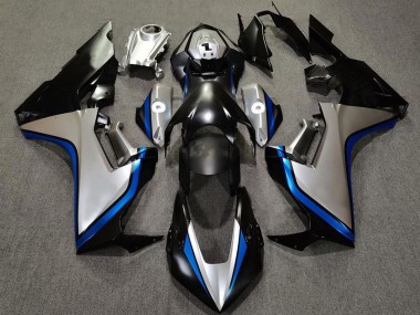 Online Plata Azul Negro Brillante Carenado Moto Honda CBR1000RR 2017-2023