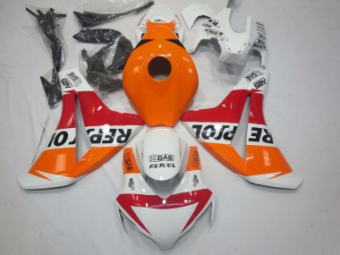 Online Naranja Blanco Rojo Negro Brillante Repsol Carenado Moto Honda CBR1000RR 2008-2011