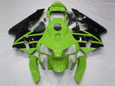 Online Verde Negro Brillante Kits Carenados Moto Honda CBR600RR 2003-2004