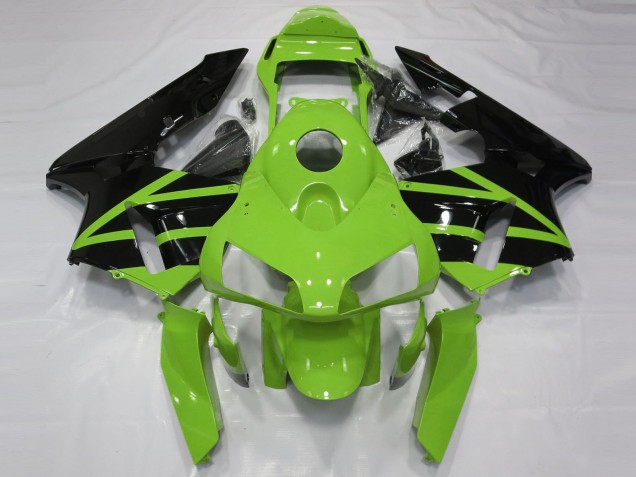 Online Verde Negro Brillante Kits Carenados Moto Honda CBR600RR 2003-2004