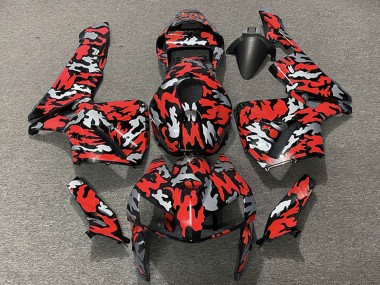 Online Camouflage Rojo Carenado Moto Honda CBR600RR 2005-2006