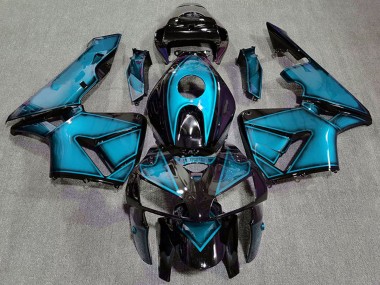 Online Azul Profundo Claro Carenado Moto Honda CBR600RR 2005-2006