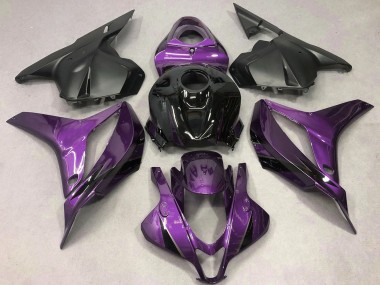 Online Púrpura Negro Brillante OEM Estilo Carenado Moto Honda CBR600RR 2009-2012