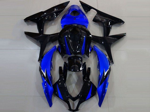 Online Azul Negro Brillante Carenado Moto Honda CBR600RR 2007-2008