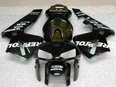 Online Negro Repsol Carenado Moto Honda CBR600RR 2005-2006