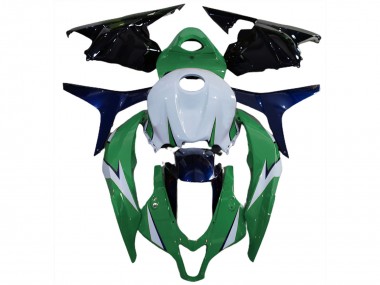 Online Blanco Verde Azul Negro Brillante Carenados Moto Honda CBR600RR 2009-2012