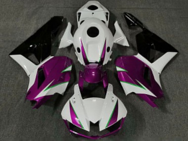 Online Blanco Rosa Verde Negro Brillante Carenado Moto Honda CBR600RR 2013-2023