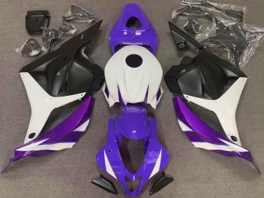 Online Blanco Púrpura Claro Azul Negro Mate Carenado Moto Honda CBR600RR 2009-2012