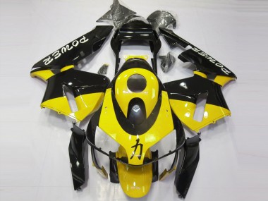 Online Amarillo Negro Brillante Power Carenado Moto Honda CBR600RR 2003-2004