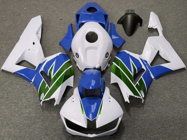 Online Blanco Azul Verde Carenado Moto Honda CBR600RR 2013-2023