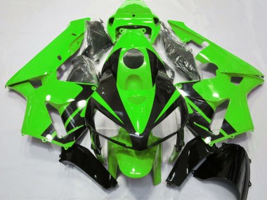 Online Verde Negro Brillante Diseño Carenado Moto Honda CBR600RR 2005-2006