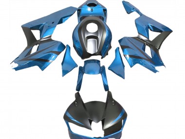 Online Azul Claro Negro Mate Carenado Moto Honda CBR600RR 2013-2023