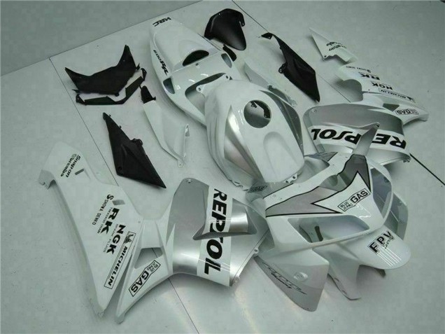 Online Blanco Carenados Moto Honda CBR600RR 2005-2006