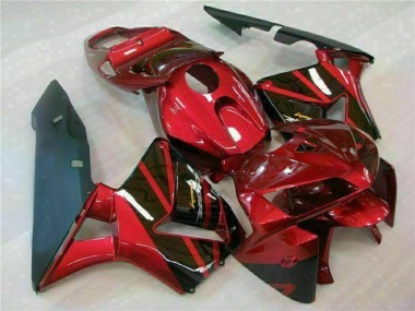 Online Rojo Negro Carenados Moto Honda CBR600RR 2005-2006